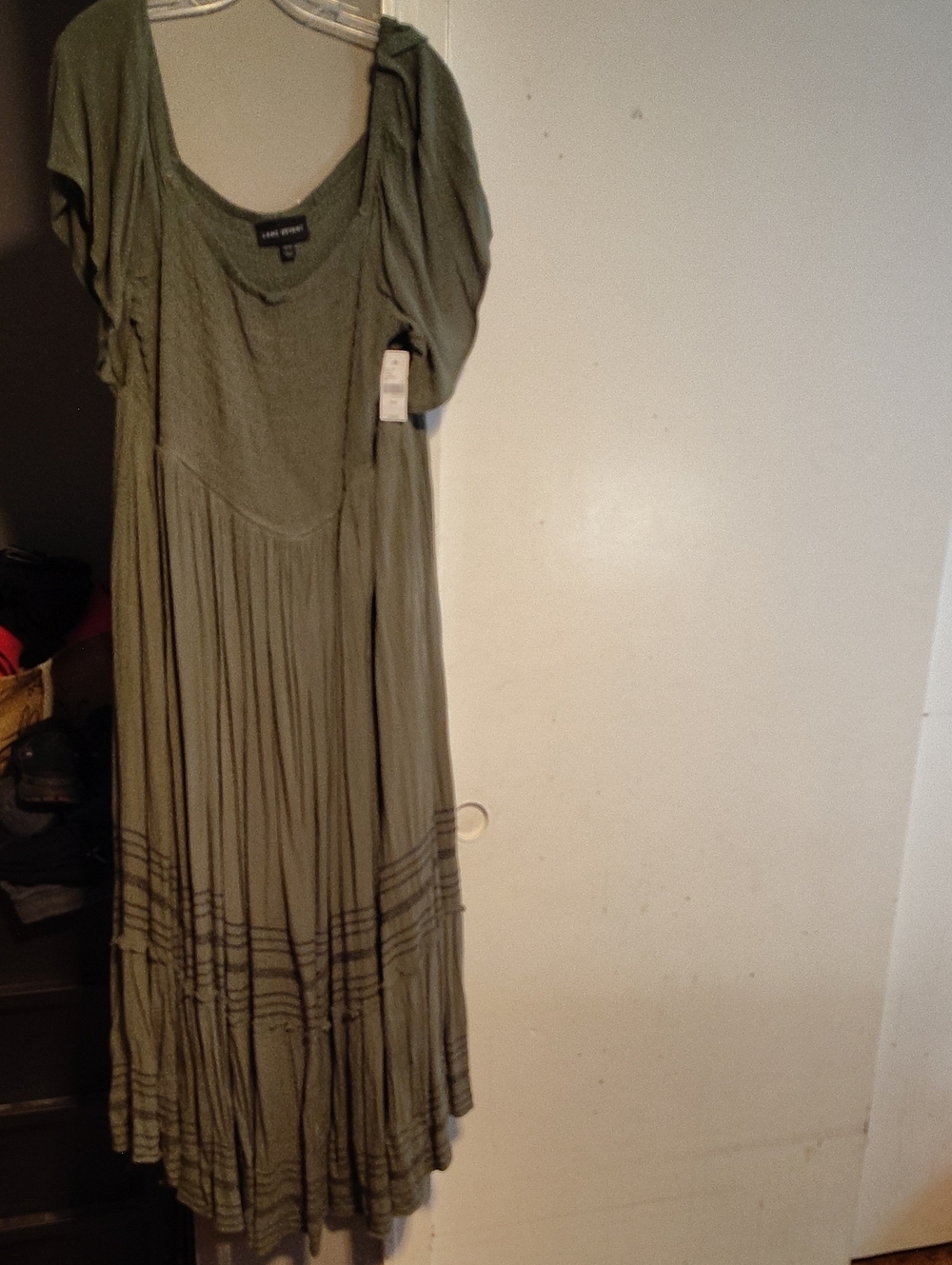 Lane bryant Olive Maxi Dress Size 22/24